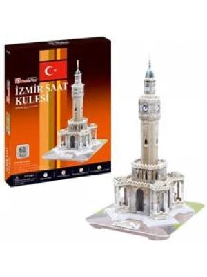 Cubic Fun 3D 61 Parça Puzzle İzmir Saat Kulesi