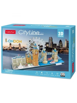 Cubic Fun 107 Parça Puzzle City Line London