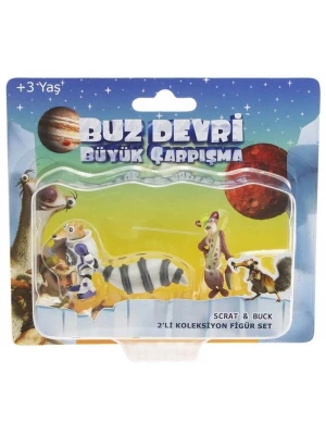Ice Age - Buz Devri 5 Büyük Çarpışma Scrat Buck Figür Set