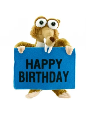 Ice Age - Buz Devri Scrat Happy Birthday Peluş Oyuncak 22 Cm