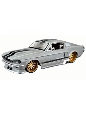 Maisto Ford Mustang GT 1967 1:24 Model Araba Gri