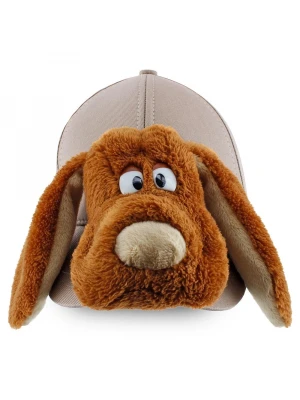 Neco Plush Buruşuk Köpek Kep Şapka Kahverengi
