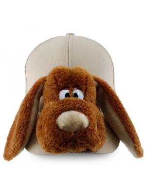 Neco Plush Buruşuk Köpek Kep Şapka Krem