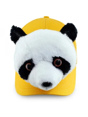 Neco Plush Panda Kep Şapka Sarı