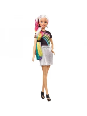 Barbie Gökkuşağı Renkli Saçlar Bebeği