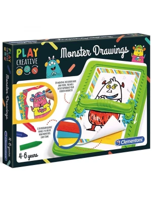 Clementoni Play Creative - Canavar Çizimler