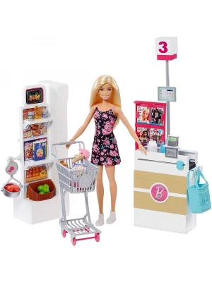 Barbie Süpermarkette Oyun Seti