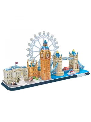Cubic Fun City Line Puzzle 107 Parça - London