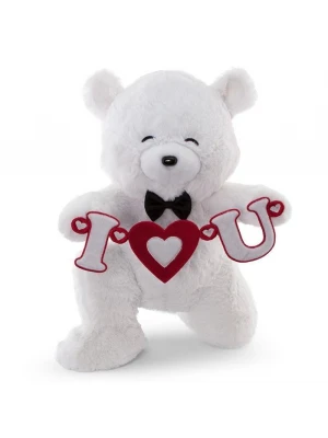 Neco Plush Fluffy I Love You Serenat Ayı 45 Cm