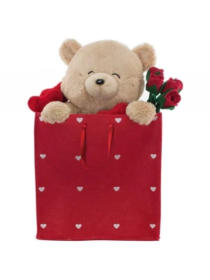 Neco Plush Fluffy Çantada Ayı 55 Cm