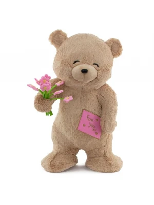 Neco Plush Fluffy For You Çiçekli Ayı 55 Cm