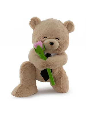 Neco Plush Fluffy Kravatlı Serenat Ayı 45 Cm