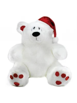 Neco Plush Yılbaşı Noel Şapşal Ayı Peluş Oyuncak 70 cm
