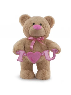 Neco Plush I Love You Flamalı Ayakta Ayı 70 cm