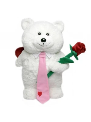 Neco Plush Kravatlı Ayakta Tombul Ayı 50 Cm