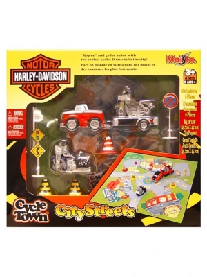Maisto Harley-Davidson City Streets Oyun Seti Kırmızı Beyaz