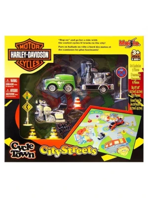 Maisto Harley-Davidson City Streets Oyun Seti Yeşil
