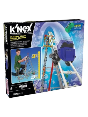 K’Nex Blizzard Blast Roller Coaster Seti (Motorlu) Thrill Rides K