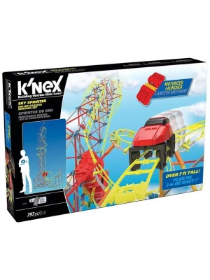 K’Nex Sky Sprinter Roller Coaster Seti (Motorlu) Thrill Rides Kne