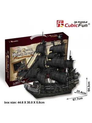 Cubic Fun 3D 308 Parça Puzzle The Queen Anne’s Revenge Gemi