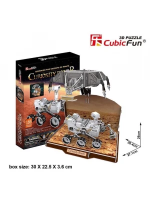 Cubic Fun 3D 166 Parça Puzzle Curiosity Kaşif Robotu