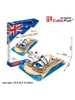 Cubic Fun 3D Puzzle 58 Parça Sydney Opera Binası - Avustralya