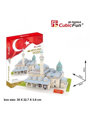 Cubic Fun 3D 116 Parça Puzzle Mevlana Türbesi