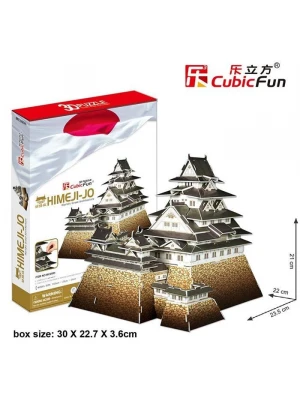 Cubic Fun 3D 89 Parça Puzzle Himeji Kalesi - Japonya
