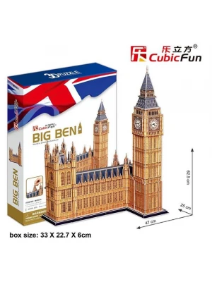 Cubic Fun 3D 117 Parça Puzzle Big Ben Saat Kulesi - İngiltere