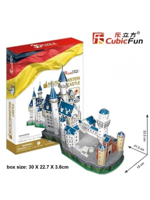 Cubic Fun 3D 98 Parça Puzzle Neuschwanstein Kalesi- Almanya