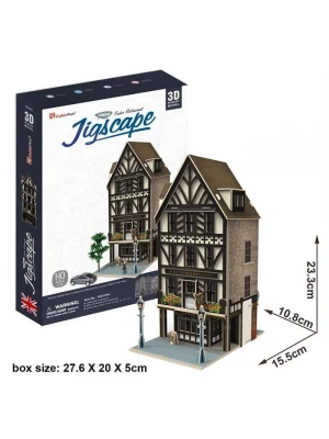 Cubic Fun 3D Puzzle Jigscape Tudor Restoran Binası Londra