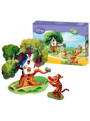 Cubic Fun 3D 46 parça 3 Boyutlu Puzzle Tigger’ın Ağaç Evi