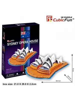 Cubic Fun 3D 58 Parça Puzzle Sydney Opera Binası - Avustralya
