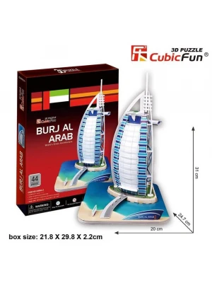 Cubic Fun 3D 44 Parça Puzzle Burç El Arap - Dubai