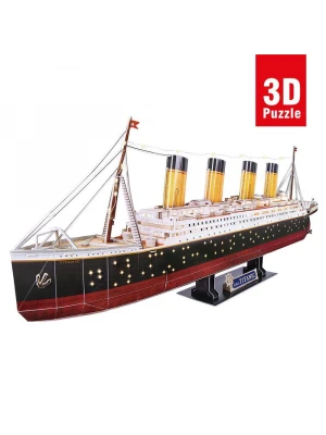 Cubic Fun Titanic Led Işıklı 3D Puzzle L521H