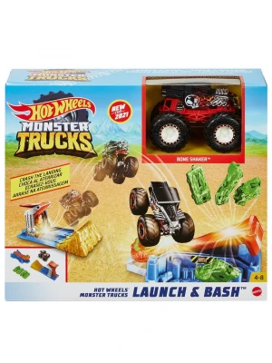 Hot Wheels Monster Trucks Fırlat ve Çarpış Oyun Seti