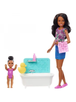 Barbie Bebek Bakıcılığı Oyun Seti FXH06