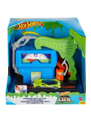 Hot Wheels Şehirde Benzin İstasyonu Oyun Seti