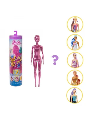 Barbie Color Reveal Renk Değiştiren Sürpriz Barbie Işıltılı Bebek