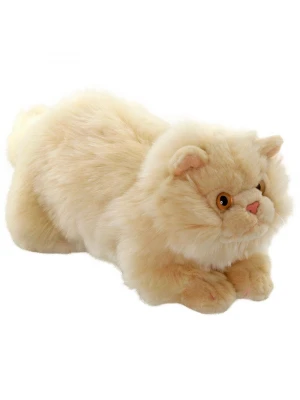 Animals Of The World Yatan Bej Kedi Peluş Oyuncak 26 cm