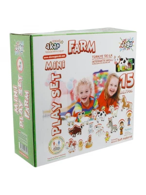 Akar Jagu Konuşan Oyuncak Mini Play Set Çiftlik