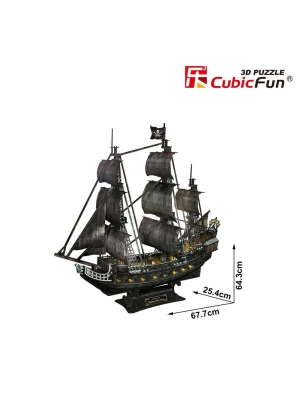 Cubic Fun 3D 340 Parça Puzzle Queen Annes Revenge LED Işıklı