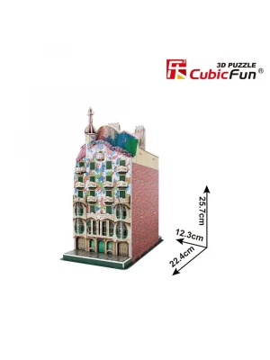 Cubic Fun 3D 68 Parça Puzzle Casa Batllo - İspanya