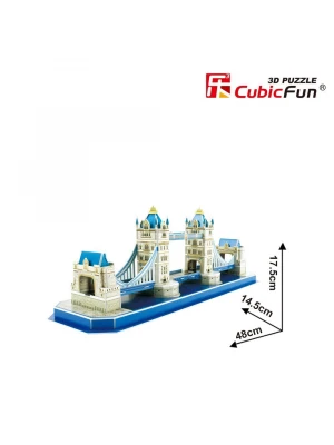 Cubic Fun 3D 52 Parça Puzzle Tower Bridge - İngiltere