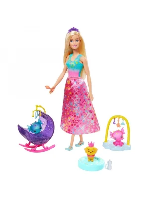 Barbie Dreamtopia Prenses Bebek ve Aksesuarları Uyku Temalı Oyun