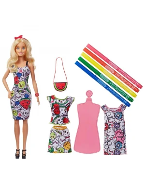 Barbie ve Crayola Renkli Kıyafetler