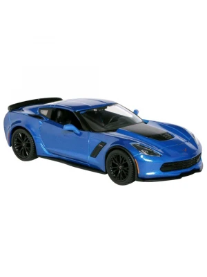 Maisto 1/24 2015 Model Corvette Z06 Mavi
