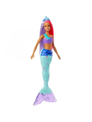 Barbie Dreamtopia Denizkızı Bebekler - Mor, Kızıl Saçlı