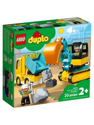 Lego Duplo Kamyon ve Paletli Kazıcı