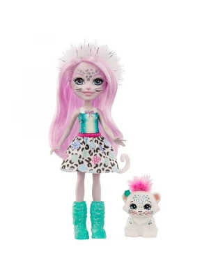 Enchantimals Popüler Karakter Bebekler - Sybill Snow Leopard ve F